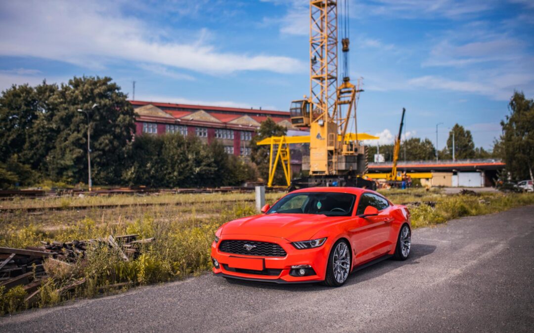 Ford Mustang | Concaver Wheels CVR1 Brushed Titanium