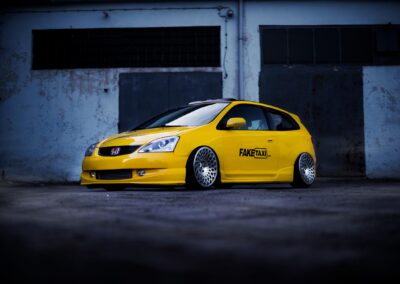 Honda Civic | JR17 Silver Machined Face