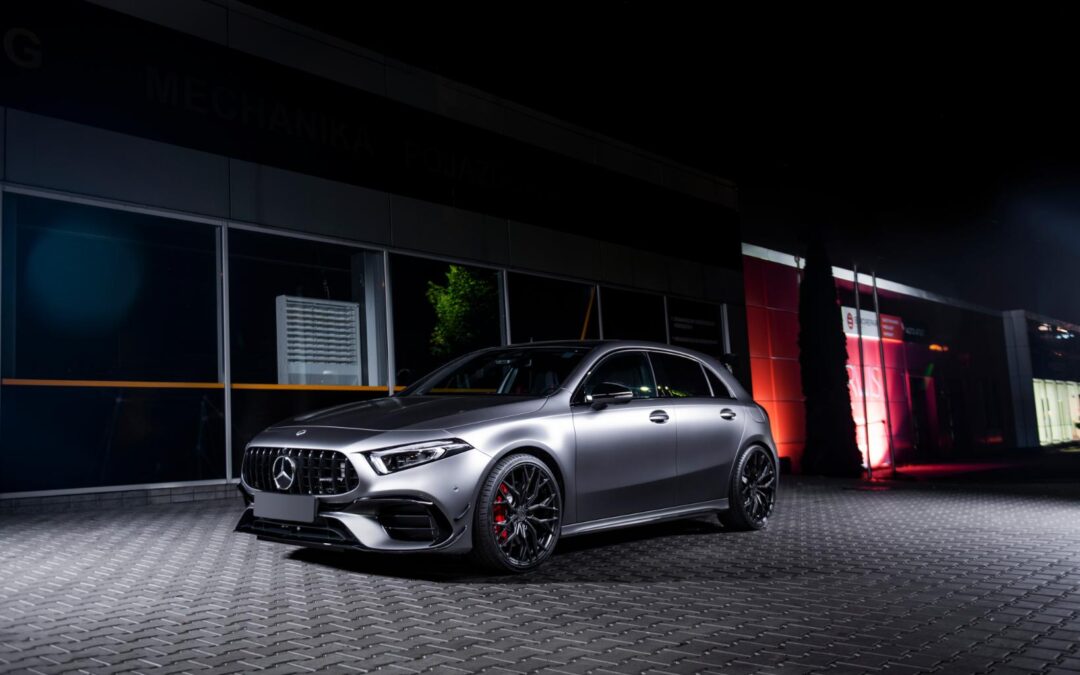 Mercedes A45 | Concaver Wheels CVR1 Carbon Graphite
