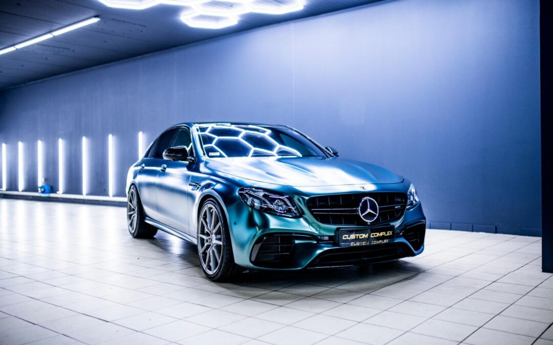 Mercedes E63s | Concaver Wheels CVR4 Brushed Titanium