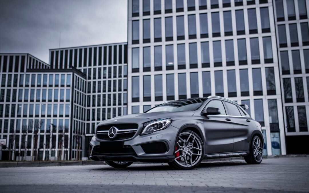Mercedes GLA45 AMG | Concaver Wheels CVR5 Brushed Titanium