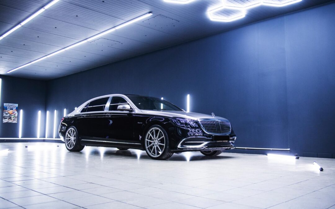 Mercedes Maybach S560 | Concaver Wheels CVR4 Brushed Titanium