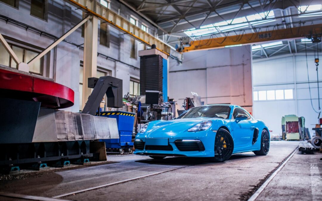 Porsche 718 | Concaver Wheels CVR3 Platinum Black