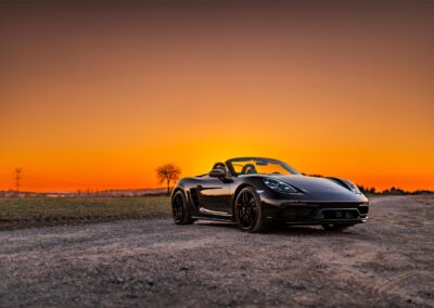 Porsche 718 | Concaver Wheels CVR3 Platinum Black
