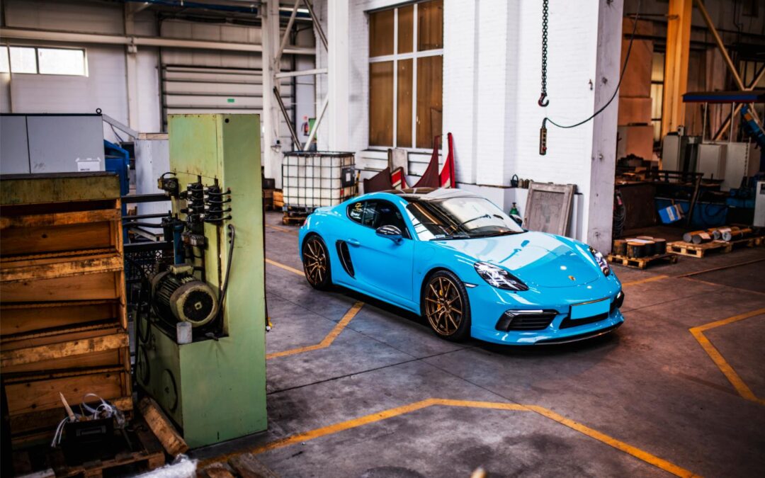 Porsche 718 | Concaver Wheels CVR4 Brushed Bronze