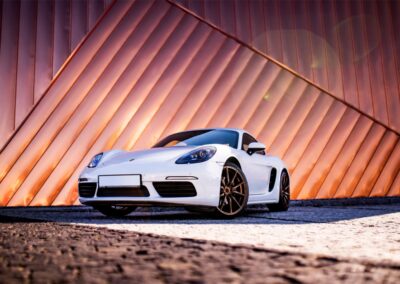 Porsche Cayman 718 | Concaver Wheels CVR4 Brushed Bronze