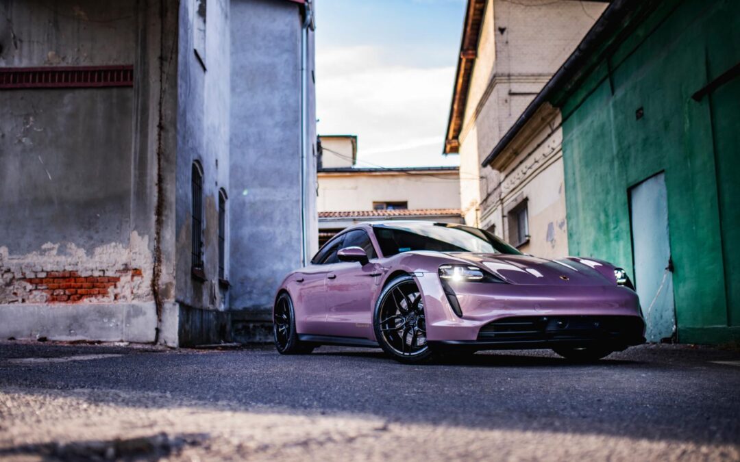 Porsche Taycan | Concaver Wheels CVR3 Platinum Black