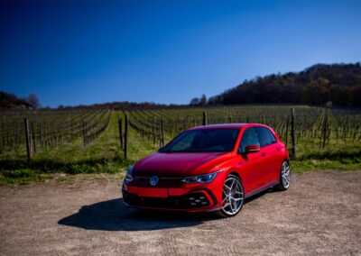 VW Golf mk8 GTI | Concaver Wheels CVR2 Brushed Titanium