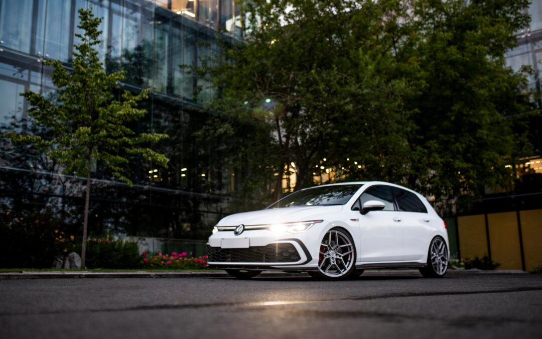 VW Golf GTI mk8 | Concaver Wheels CVR5 Brushed Titanium