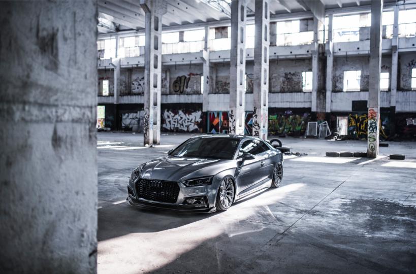 Audi A5 | Concaver Wheels CVR1 Brushed Titanium