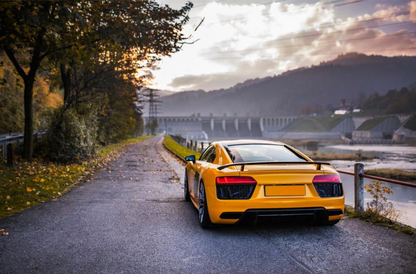 Audi R8 | Concaver Wheels CVR1 Brushed Titanium