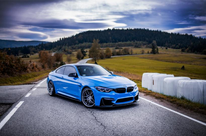 BMW M4 | Concaver Wheels CVR3 Brushed Titanium