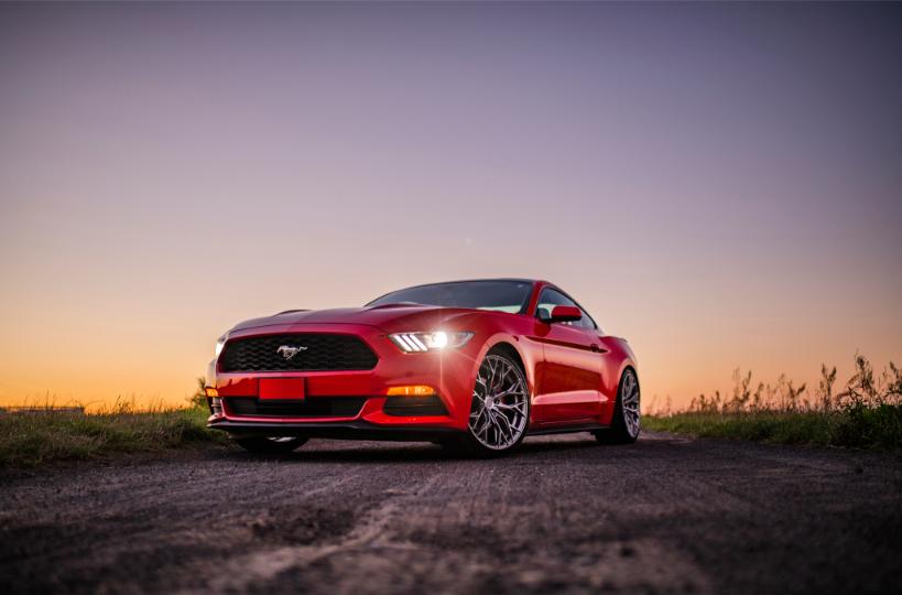 Ford Mustang | Concaver Wheels CVR1 Brushed Titanium
