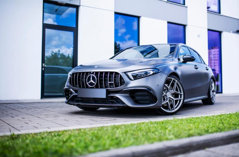 Mercedes A45 AMG | Concaver Wheels CVR2 Brushed Titanium