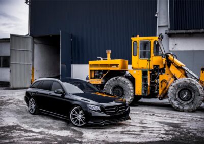 Mercedes E klasa | Concaver Wheels CVR4 Brushed Titanium