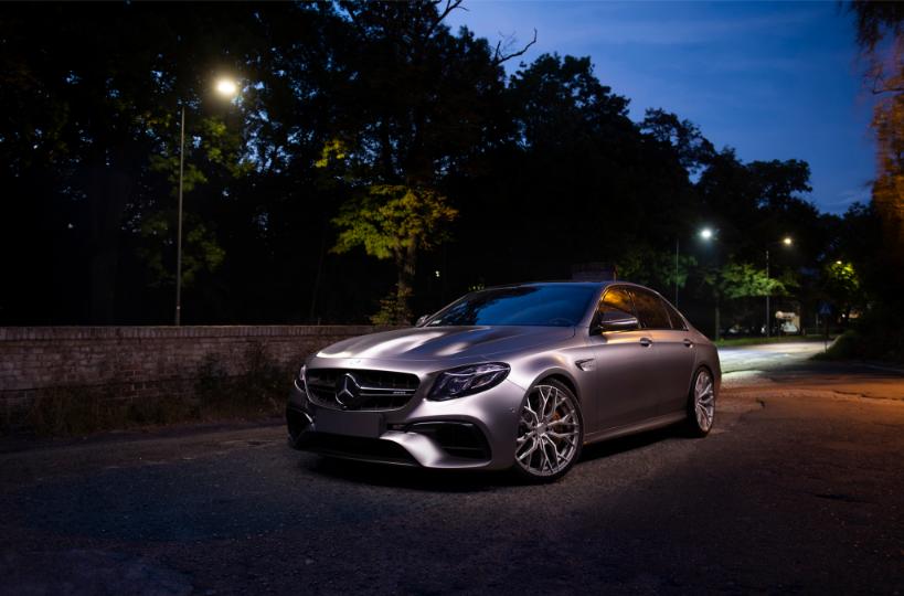 Mercedes E63 AMG | Concaver Wheels CVR1 Brushed Titanium