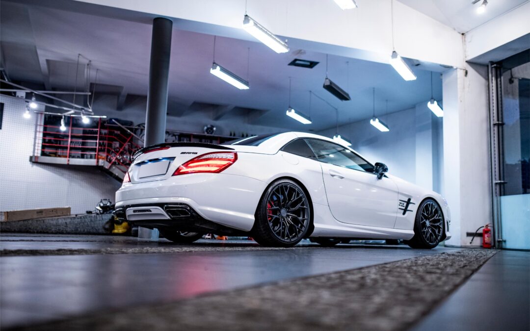 Mercedes SL63 AMG | Concaver Wheels CVR1 Carbon Graphite
