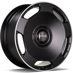 seventy9 MF.6 22 x 10,0 ET30 5x130 DMBLP - Matt Black Machined Lip