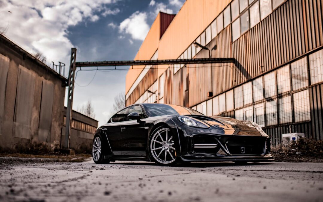 Porsche Panamera | Concaver Wheels CVR4 Brushed Titanium