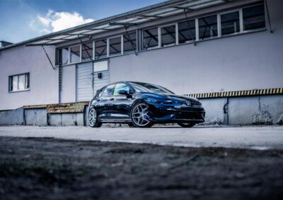 VW Golf R mk8 | Concaver Wheels CVR2 Brushed Titanium