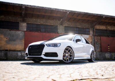 Audi S3 | Concaver Wheels CVR2 Brushed Titanium