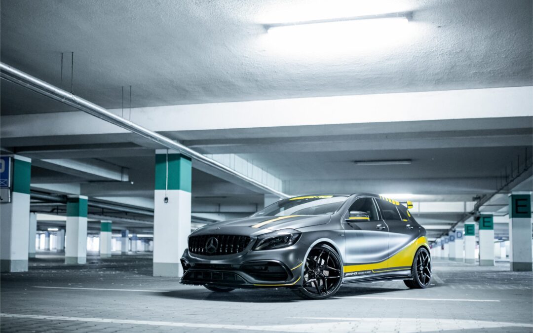 Mercedes A45 AMG | Concaver Wheels CVR2 Platinum Black