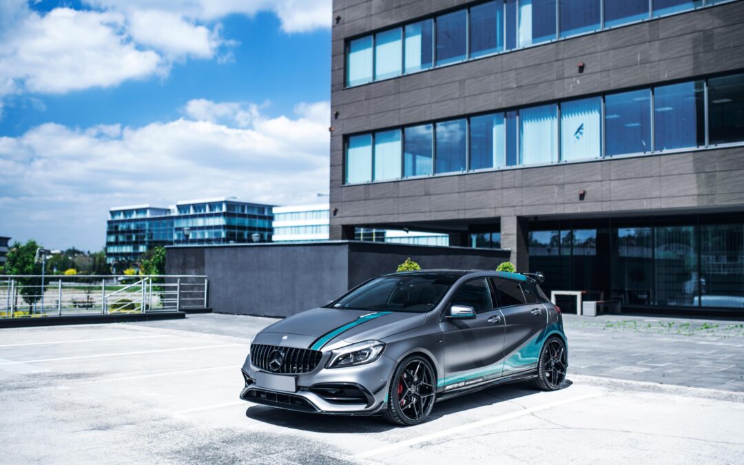 Mercedes A45 AMG | Concaver Wheels CVR2 Platinum Black