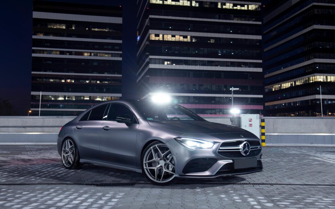 Mercedes CLA | Concaver Wheels CVR2 Brushed Titanium