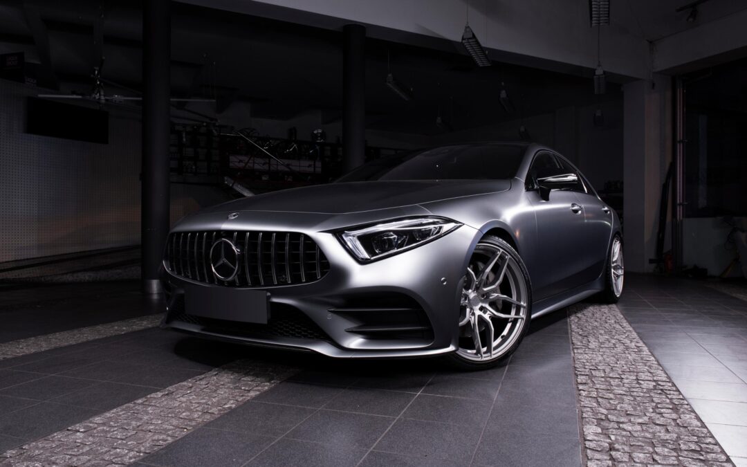 Mercedes CLS | Concaver Wheels CVR3 Brushed Titanium