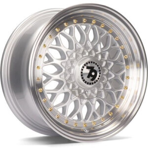 seventy9 SV-E 15 x 7 ET30 4x100 SLP - Silver Lip Polished