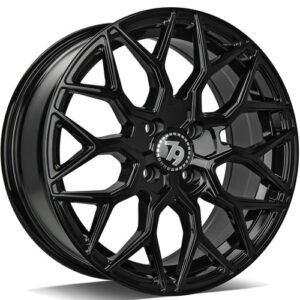 seventy9 SV-K 16 x 7 ET38 4x100 BG - Black Glossy