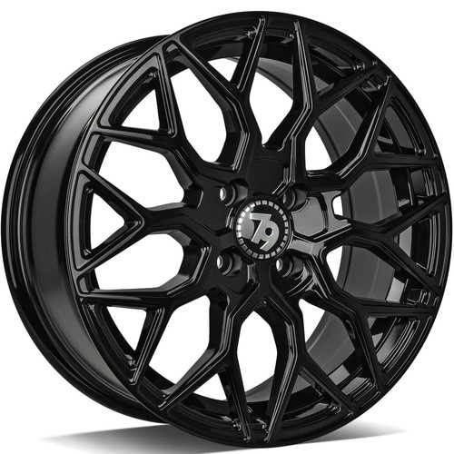 seventy9 SV-K 16 x 7 ET38 4x100 BG - Black Glossy