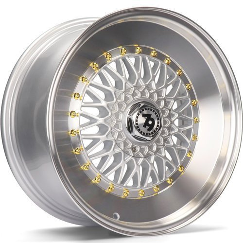 seventy9 SV-F 17 x 8 ET30 5x112 SFP - Silver Front Polished