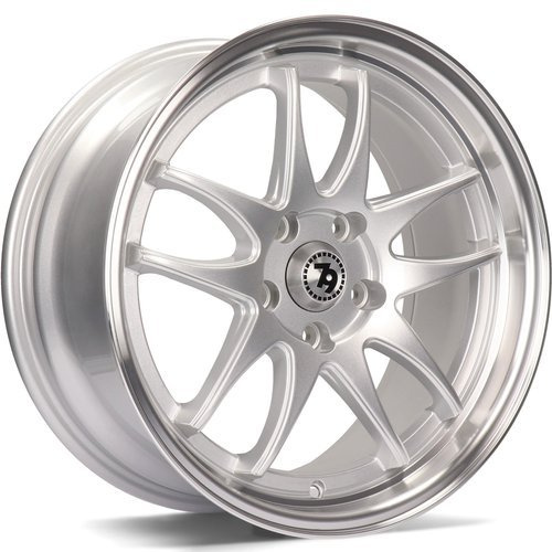 seventy9 SV-I 17 x 8 ET35 5x112 SFP - Silver Front Polished