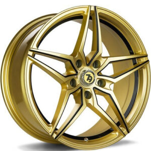 seventy9 SV-A 18 x 8 ET35 5x112 GBLMB - Gold Black Lip Milled Black