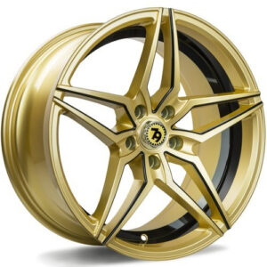 seventy9 SV-A 18 x 9 ET40 5x112 GBLMB - Gold Black Lip Milled Black
