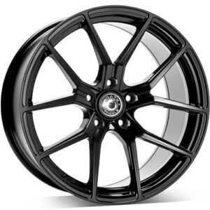 Wrath Wheels WF-7 18 x 9 ET42 5x112 BLK - Black Glossy