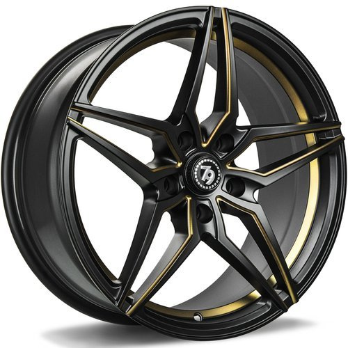seventy9 SV-A 18 x 8 ET30 5x120 DMBMG - Deep Matt Black Milled Gold