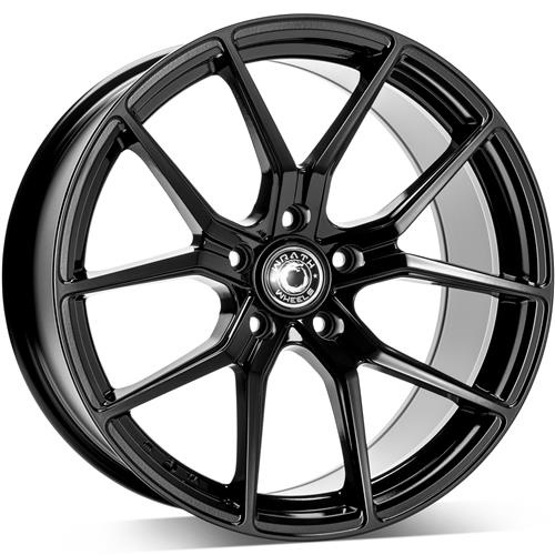 Wrath Wheels WF-7 18 x 9 ET40 5x120 BLK - Black Glossy