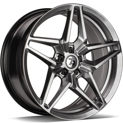 seventy9 SCF-M 19 x 8,5 ET35 5x112 DHB - Diamond Hyper Black