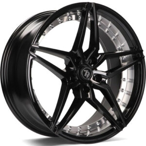 seventy9 SV-AR 19 x 9,5 ET35 5x120 BGIP - Black Glossy Inner Polished
