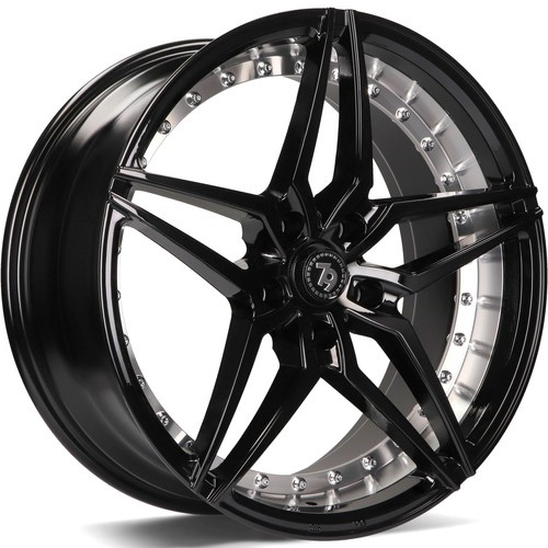 seventy9 SV-AR 19 x 9,5 ET35 5x120 BGIP - Black Glossy Inner Polished