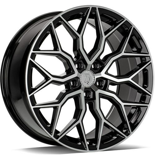 seventy9 SV-K 19 x 8,5 ET35 5x120 BFP - Black Front Polished