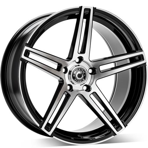 Wrath Wheels WF-1 19 x 8,5 ET35 5x120 BP - Black polished