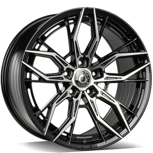 Wrath Wheels WF-15 19 x 8,5 ET35 5x120 BP - Black polished