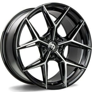 seventy9 SCF-B 20 x 9 ET30 5x112 BFP - Black Front Polished