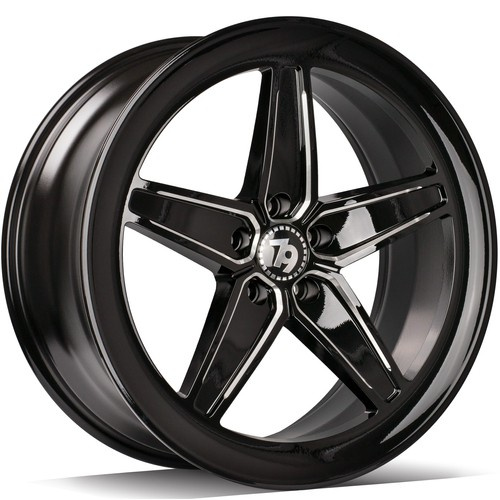 seventy9 SV-Y 20 x 9 ET35 5x112 BGEP - Black Glossy Edges Polished