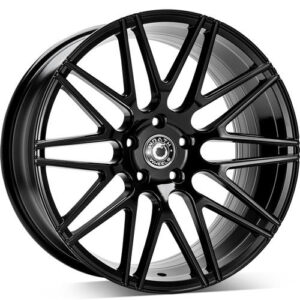 Wrath Wheels WF-3 20 x 10 ET40 5x120 BLK - Black Glossy