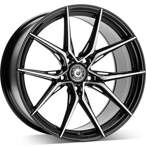 Wrath Wheels WFX 20 x 9 ET38 5x120 BP - Black polished