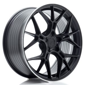 JR Wheels JR51 19x8,5 ET20-45 5H BLANK Satin Black w/ Machined Lip